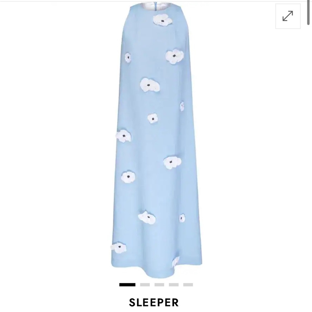 Sleeper The Bloom Linen Dress